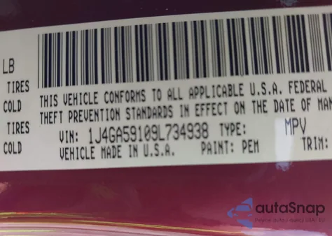 2009 Jeep Wrangler Unlimited Sahara from USA, damaged, VIN 1J4GA59109L734938